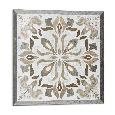 Vinyl csempe falra Virágminta szimmetriával