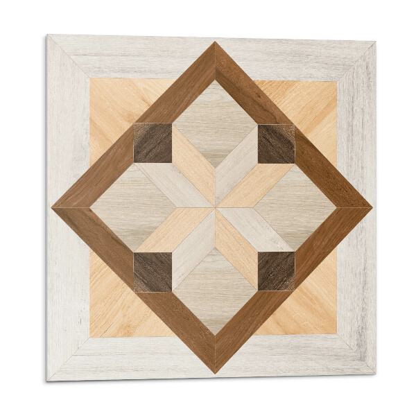 Öntapadós vinyl csempe Geometrikus minta négyzetben