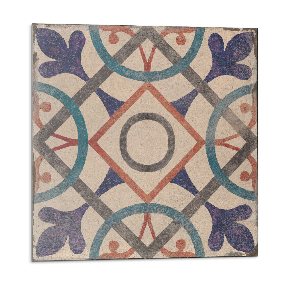 Öntapadós vinyl csempe Geometrikus minta körökkel