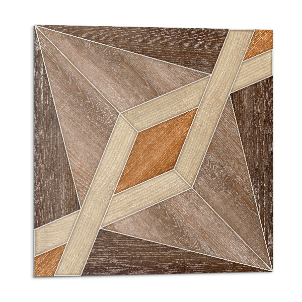 Öntapadós vinyl csempe Geometrikus fa minta