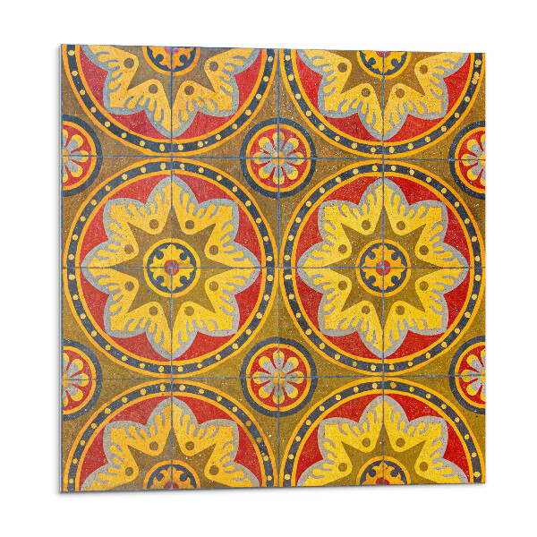 Öntapadós vinyl csempe Virágmotívumos minta