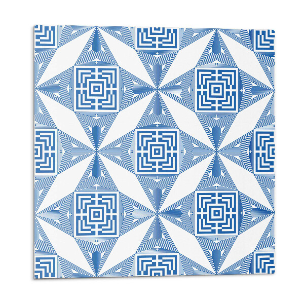 Öntapadós vinyl csempe Geometriai rácsminta