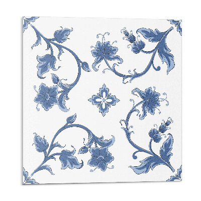 Vinyl csempe falra Virágminta a háttérben