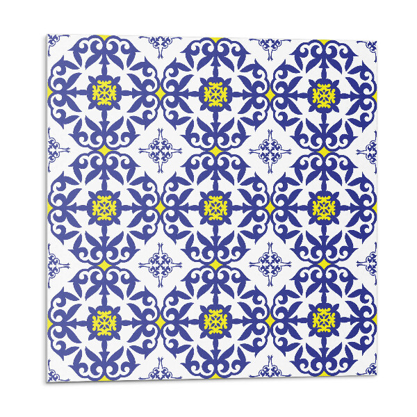 Öntapadós vinyl csempe Virágmotívumos minta