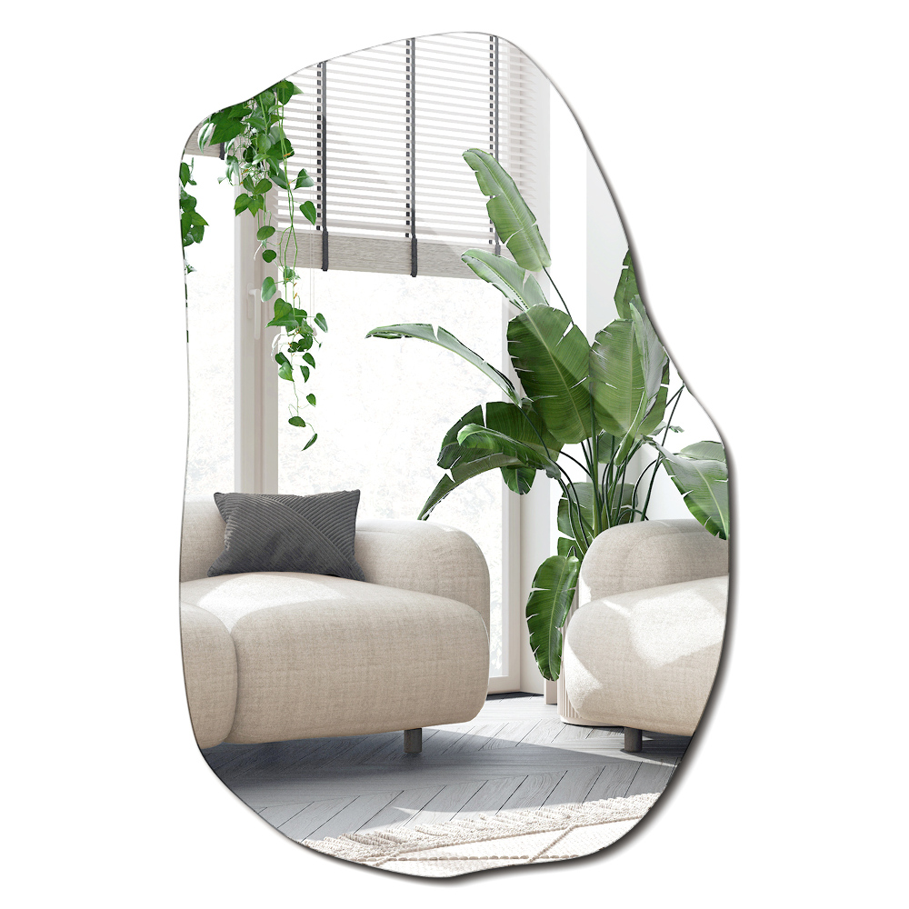 Szabálytalan tükör finom design