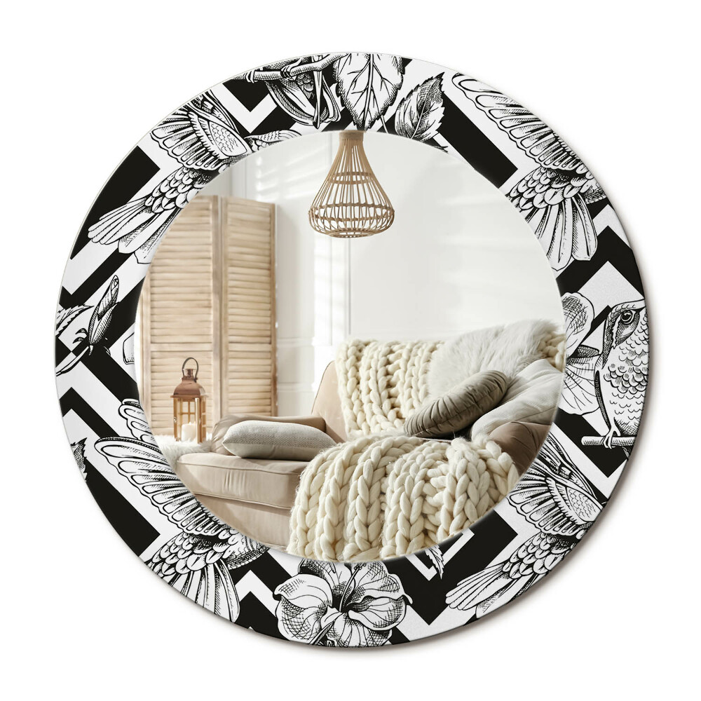 Kerek design tükör Kolibri