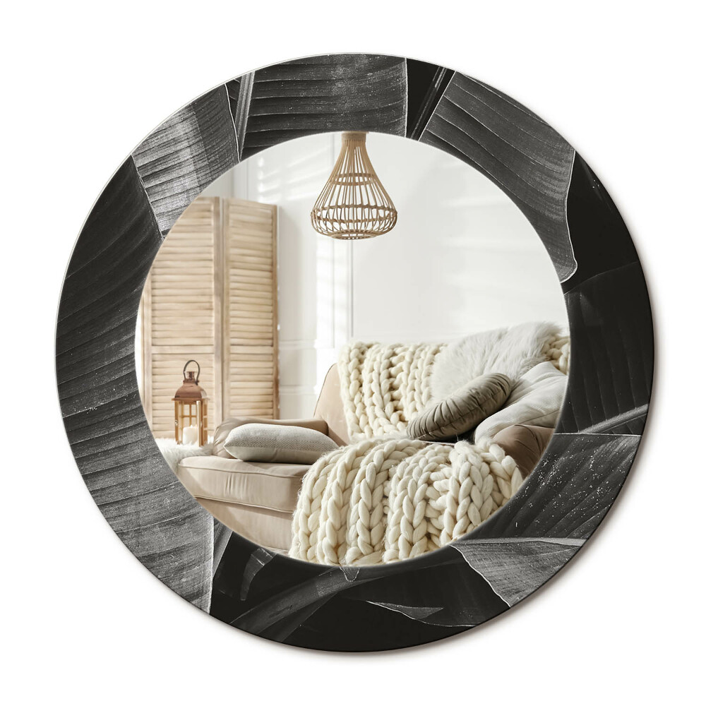 Kerek tükör dekoráció Trópusi pálmák