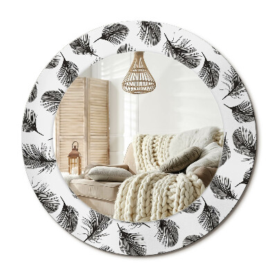 Kerek design tükör Tollak