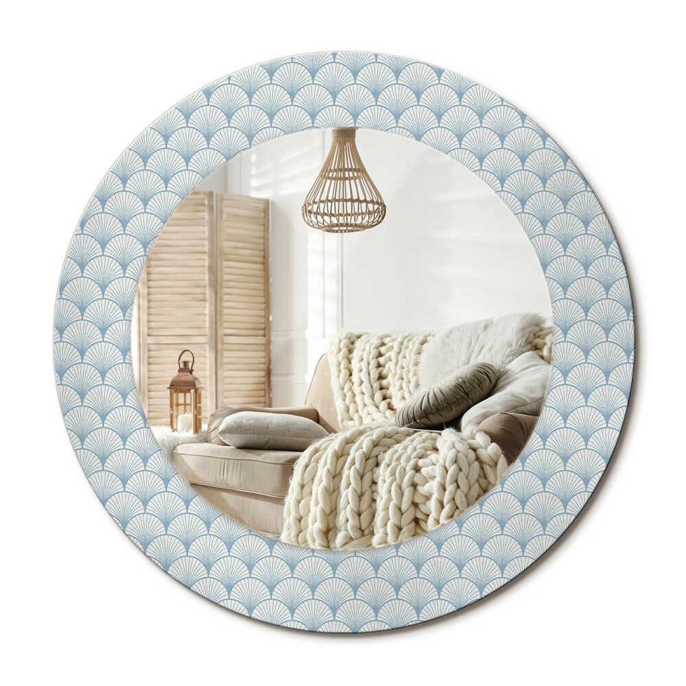 Kerek design tükör Retro vintage minta