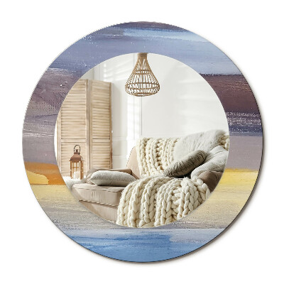 Kerek dekor tükör Absztrakt kép