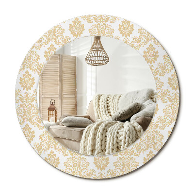 Kerek dekor tükör Barokk minta