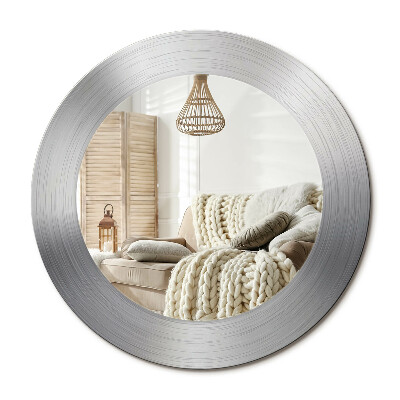 Kerek design tükör Fém utánzat
