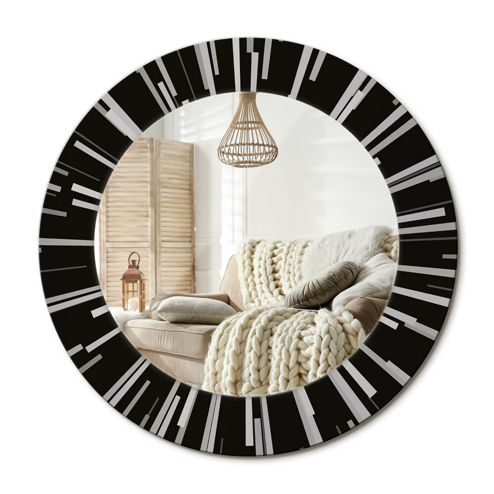 Kerek dekor tükör Radiális kompozíció