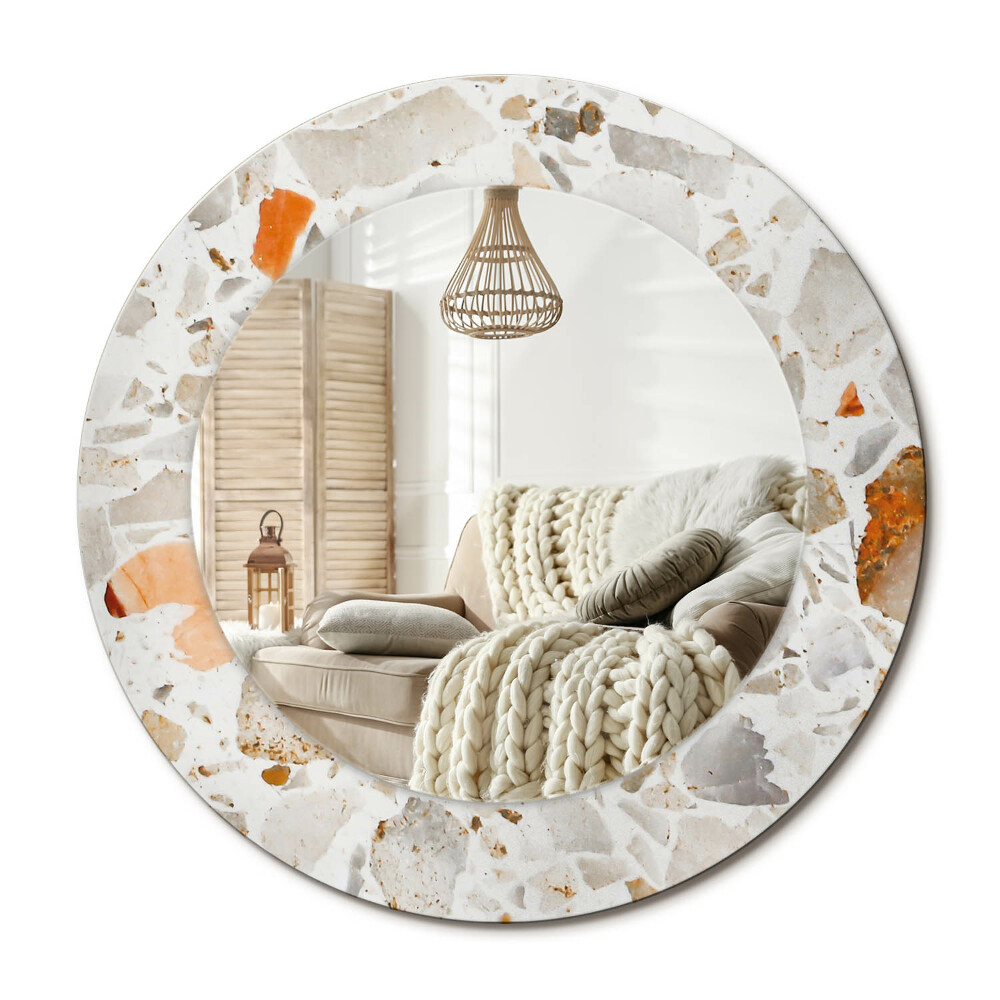 Kerek dekor tükör Terrazzo stílus