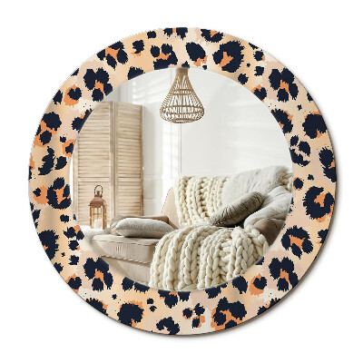 Kerek tükör dekoráció Foltos minta