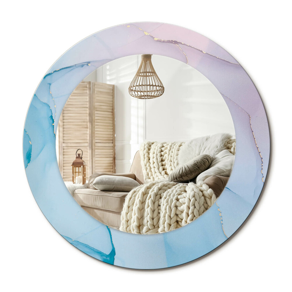 Kerek dekor tükör Márvány stílus