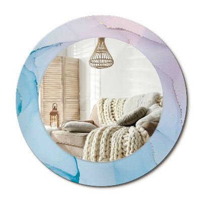 Kerek dekor tükör Márvány stílus