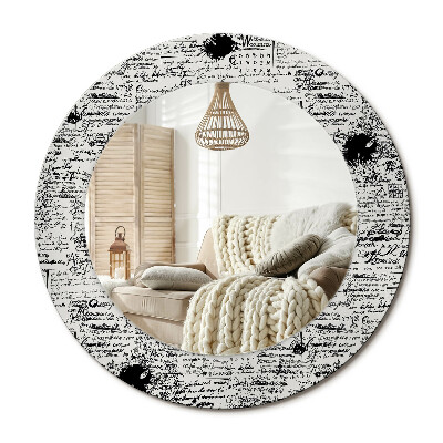 Kerek dekor tükör Firkák