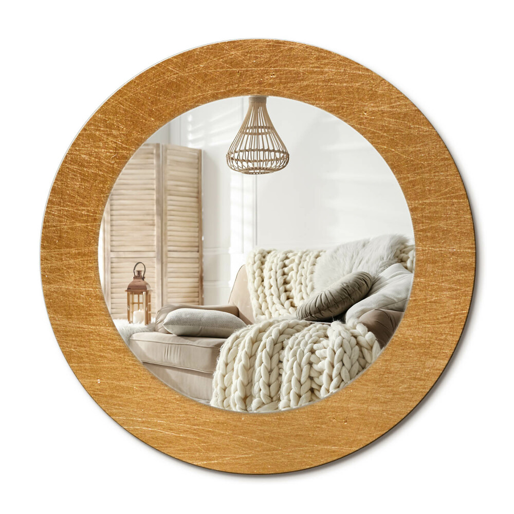 Kerek tükör dekoráció Vintage loft stílusban