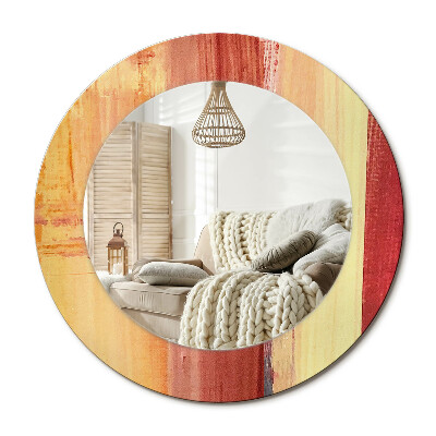 Kerek design tükör Absztrakt festmény