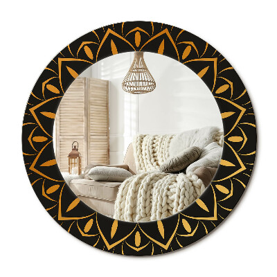 Kerek dekor tükör Mandala