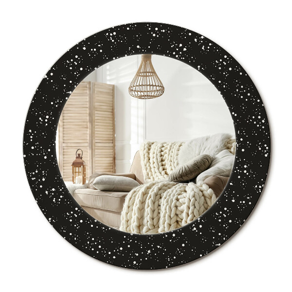Kerek design tükör Káosz pontok
