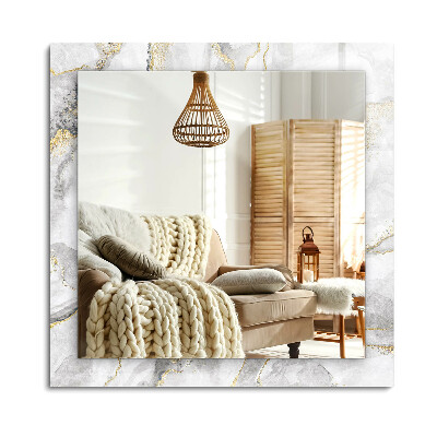 Téglalap dísztükör Márvány erekkel