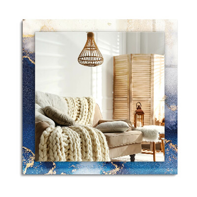 Téglalap tükör díszítéssel Absztrakt képzőművészet