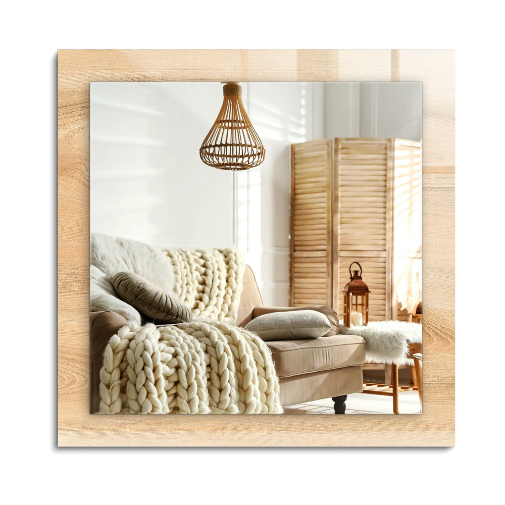 Téglalap díszes tükör Fa tábla textúra