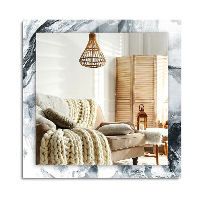 Téglalap tükör díszítéssel Absztrakt festmény kompozíció