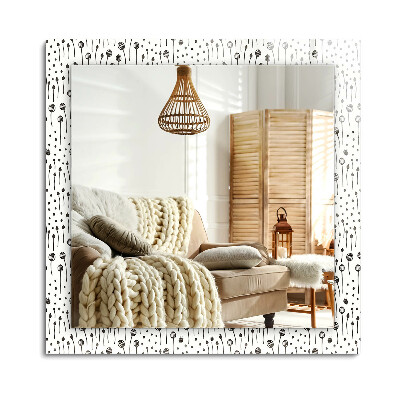 Téglalap dísztükör Minimalista természet