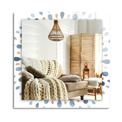 Téglalap díszes tükör Absztrakt mandala minta