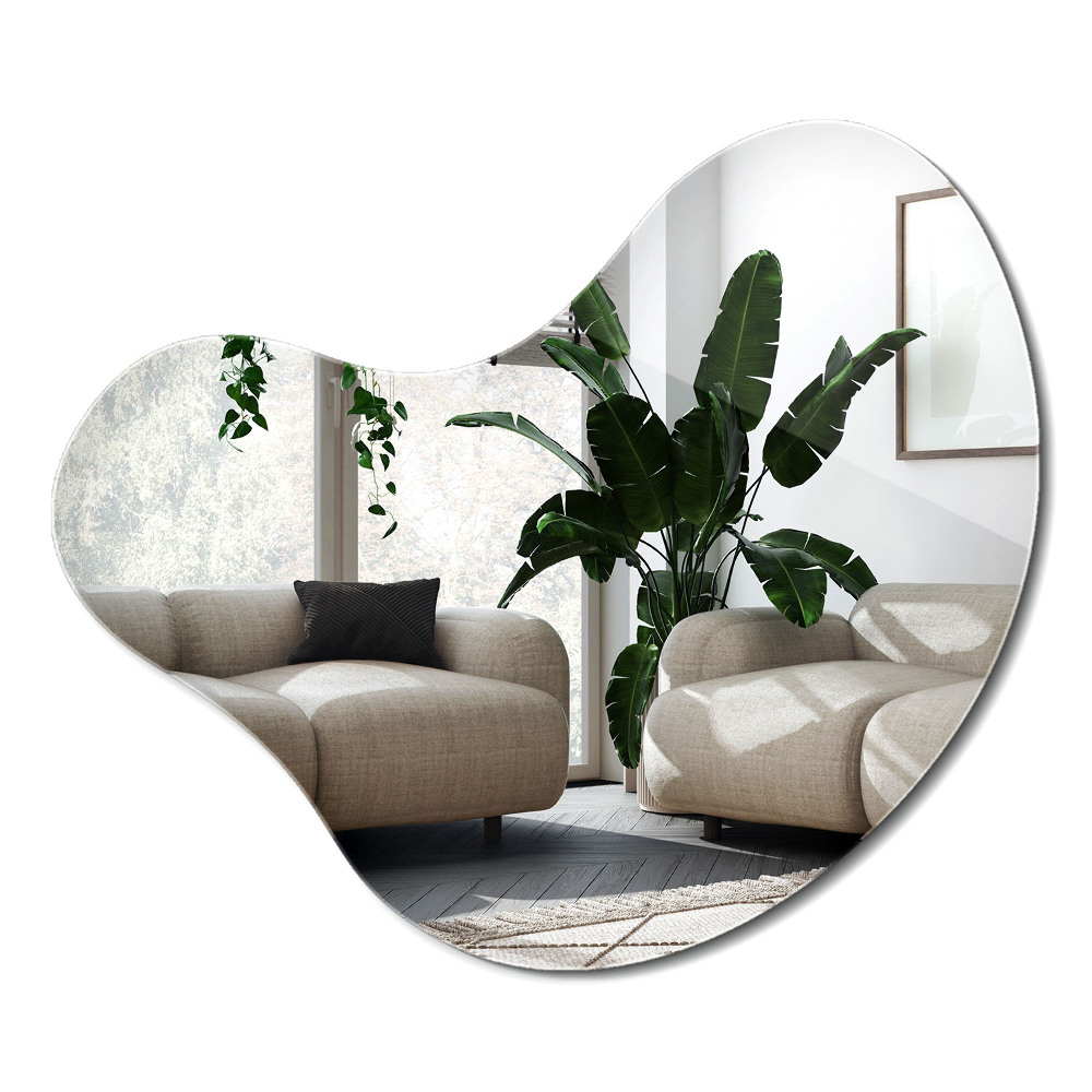 Organikus fali tükör modern