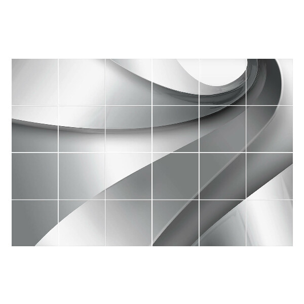 Csempe matrica Hullámok és sima vonalak