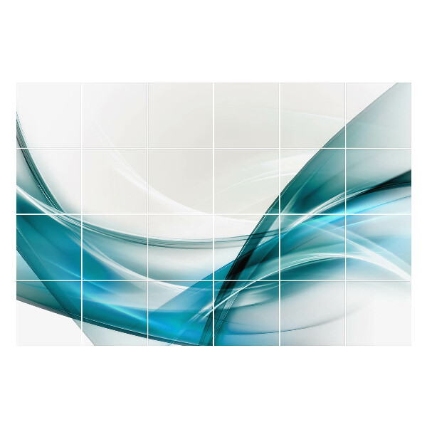 Csempe matrica Absztrakt vonalak hullámai
