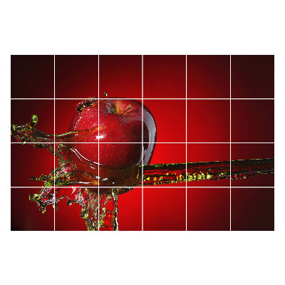 Öntapadós csempe matrica Alma vízben akcióban