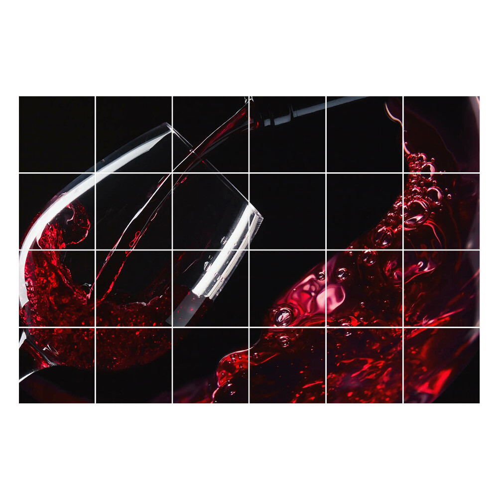 Csempe matrica Bor egy pohárban