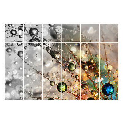 Csempe matrica Kényes szálakon cseppen