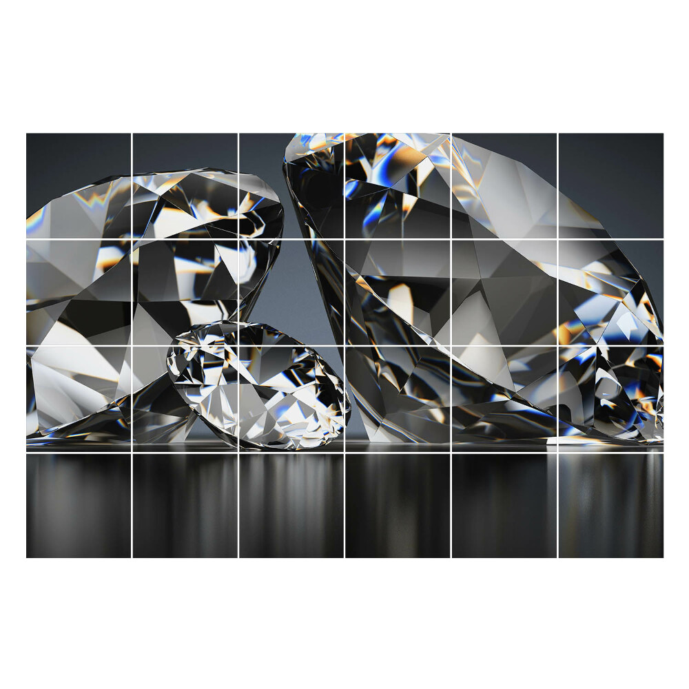 Csempe matrica Ragadós gyémántok