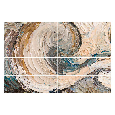 Csempe matrica Absztrakt textúra kavarog