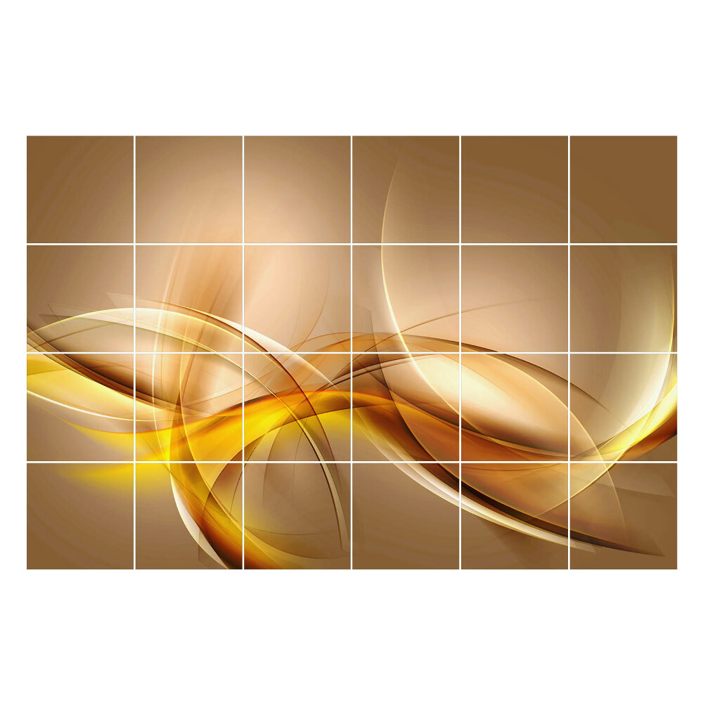 Csempe matrica Absztrakt hullámok mozgásban