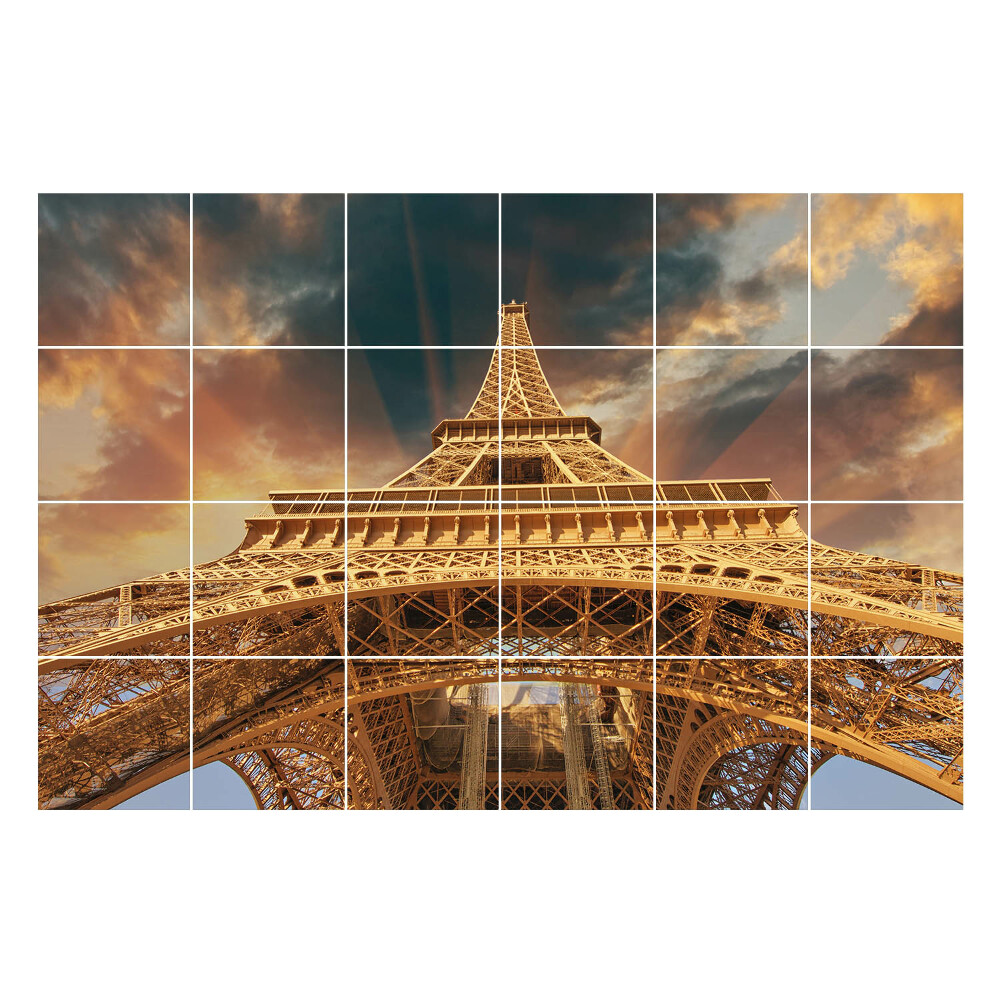 Csempe matrica Torony a felhőkben