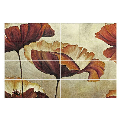 Csempe matrica Művészi virágkompozíciók