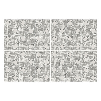 Öntapadós csempe matrica Keresztezett ívek egy rácsban