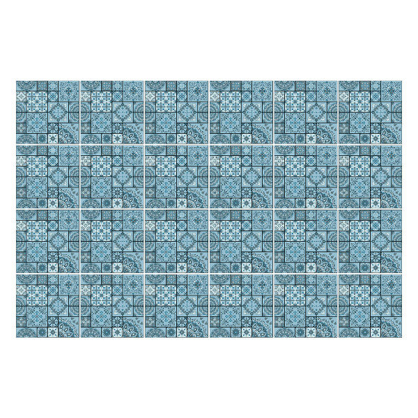 Csempe matrica Geometriai motívumok rácsban