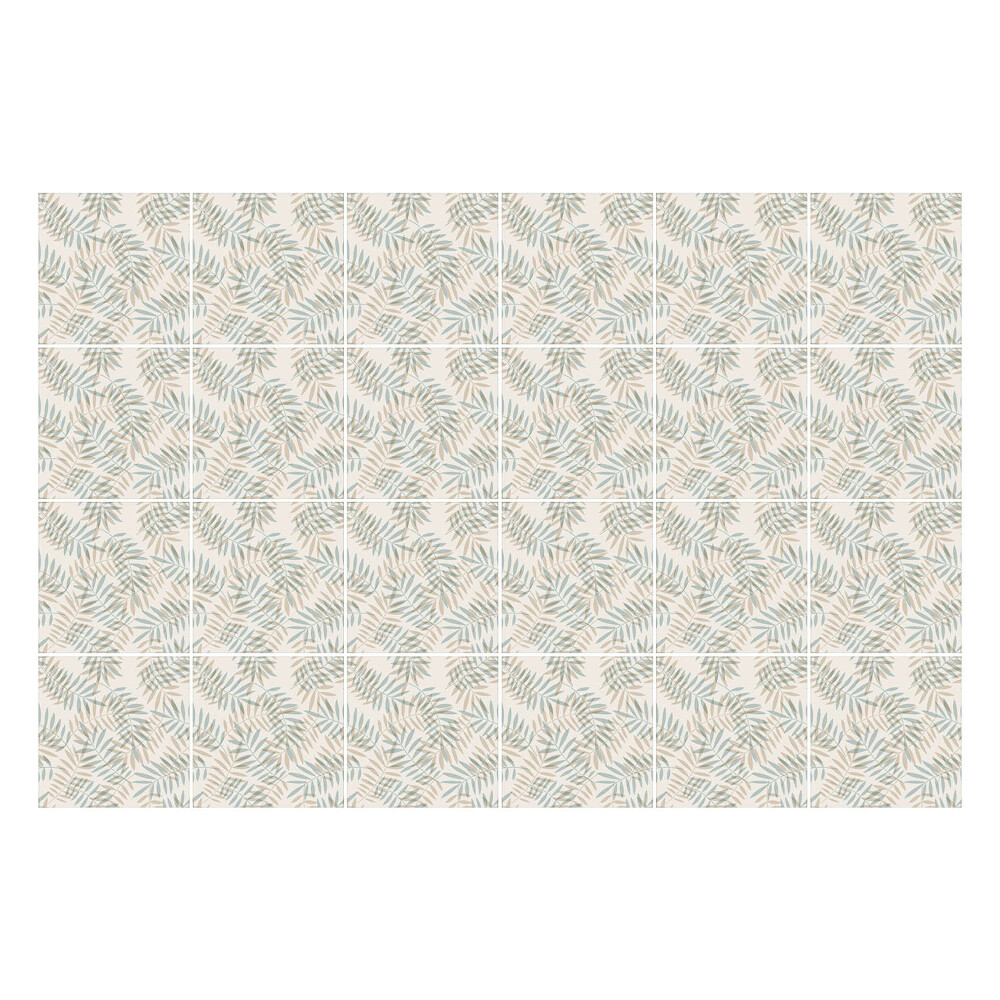 Csempe matrica A levelek finom elrendezésben