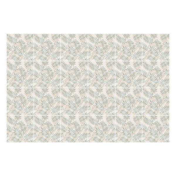 Csempe matrica A levelek finom elrendezésben