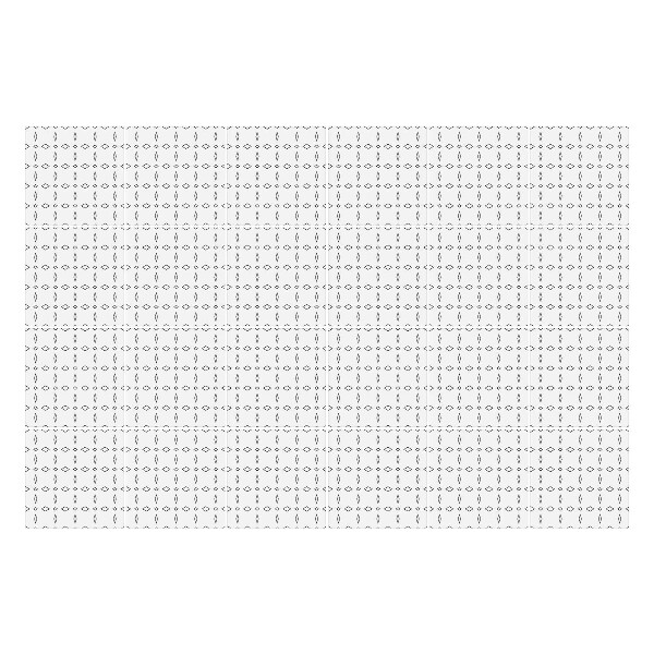 Csempe matrica Szimmetrikus ovális formák