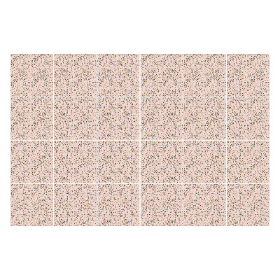 Öntapadós csempe matrica Finom virágmotívumok