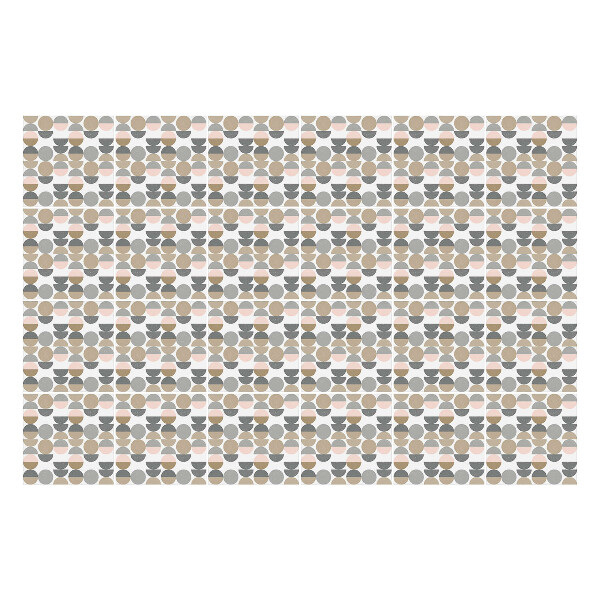 Csempe matrica Geometrikus ovális motívumok